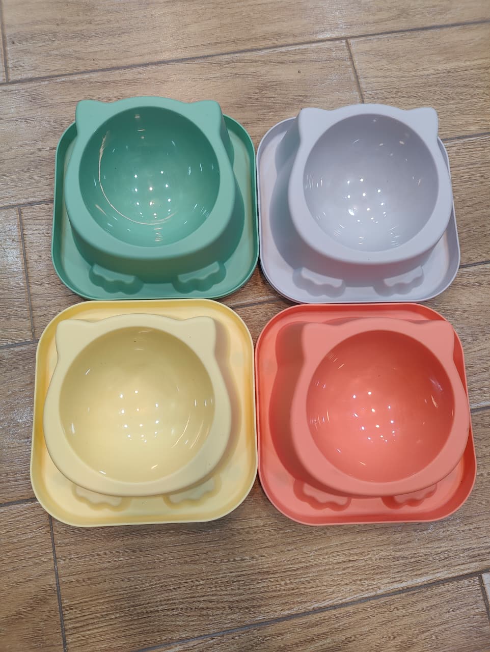 Pet Food Bowl Round Shape Single