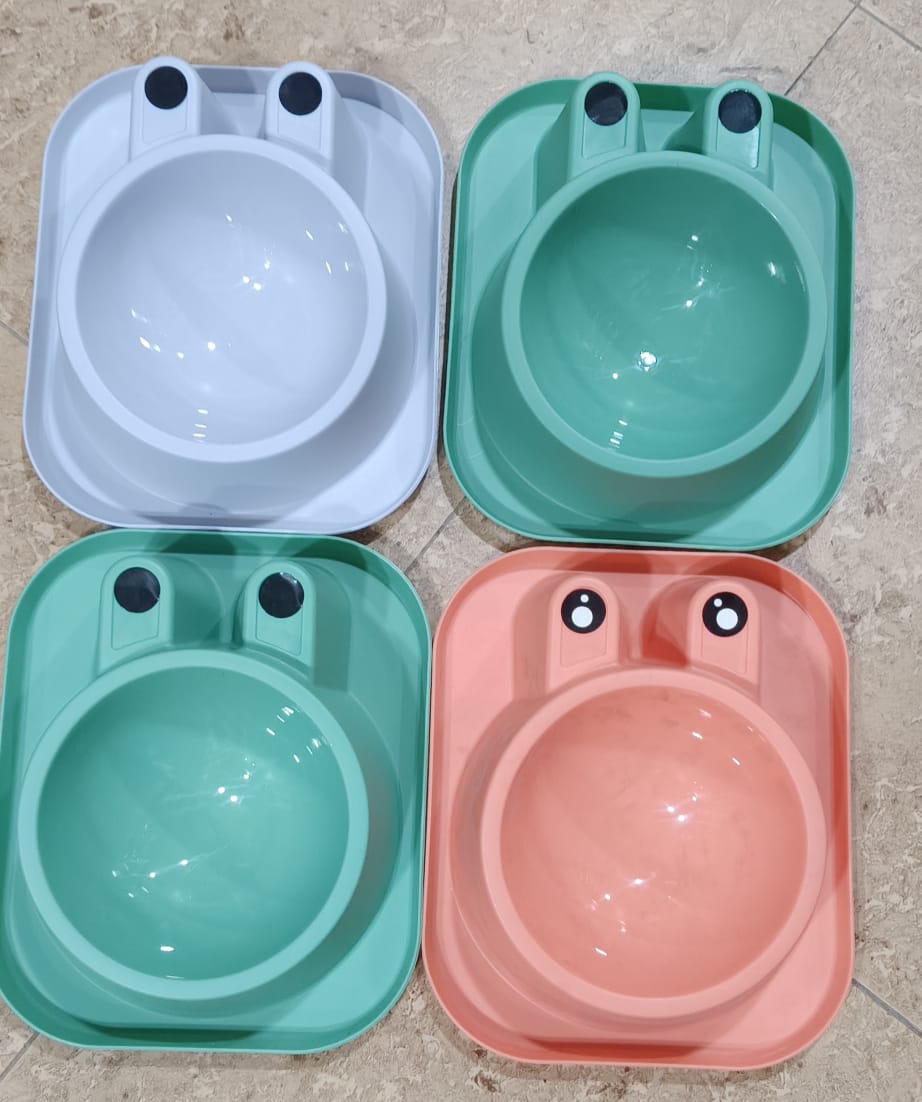 Pet Food Bowl Snail Face Single