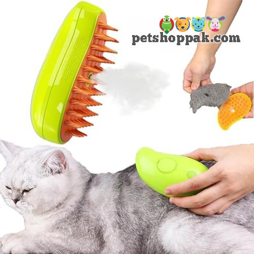 Pet Steam Grooming Brush
