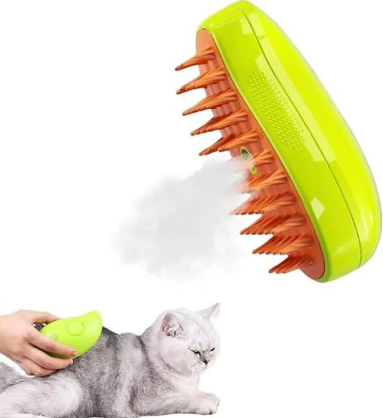 3-in-1 Cat Steam Brush Mango Shape