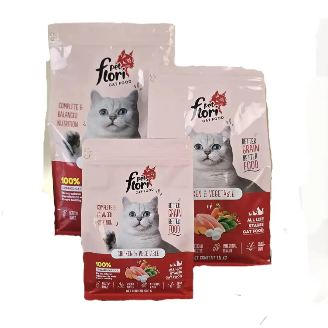 Pet Flori Cat Food Chicken & Vegetable – AllAboutPets.pk