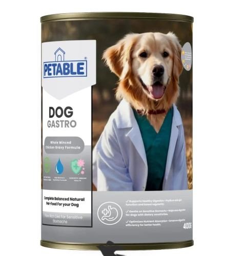 Petable Dog Gastro Tin-Whole Minced Chicken Gravy (400g)
