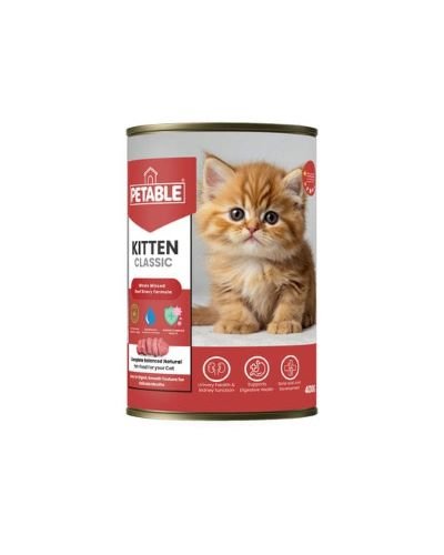 Petable Kitten Tin-Whole Minced Beef Gravy (400g)