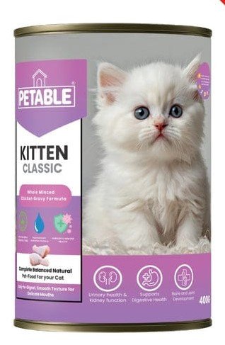 Petable Kitten Tin-Whole Minced Chicken Gravy (400g)
