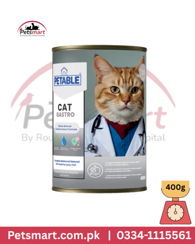 Petable cat chicken gstro tin 400g