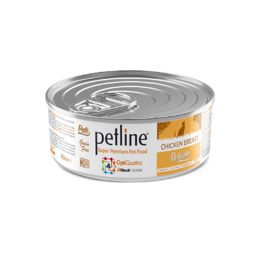 Petline Adult Cat food in Chicken Pate 80gm