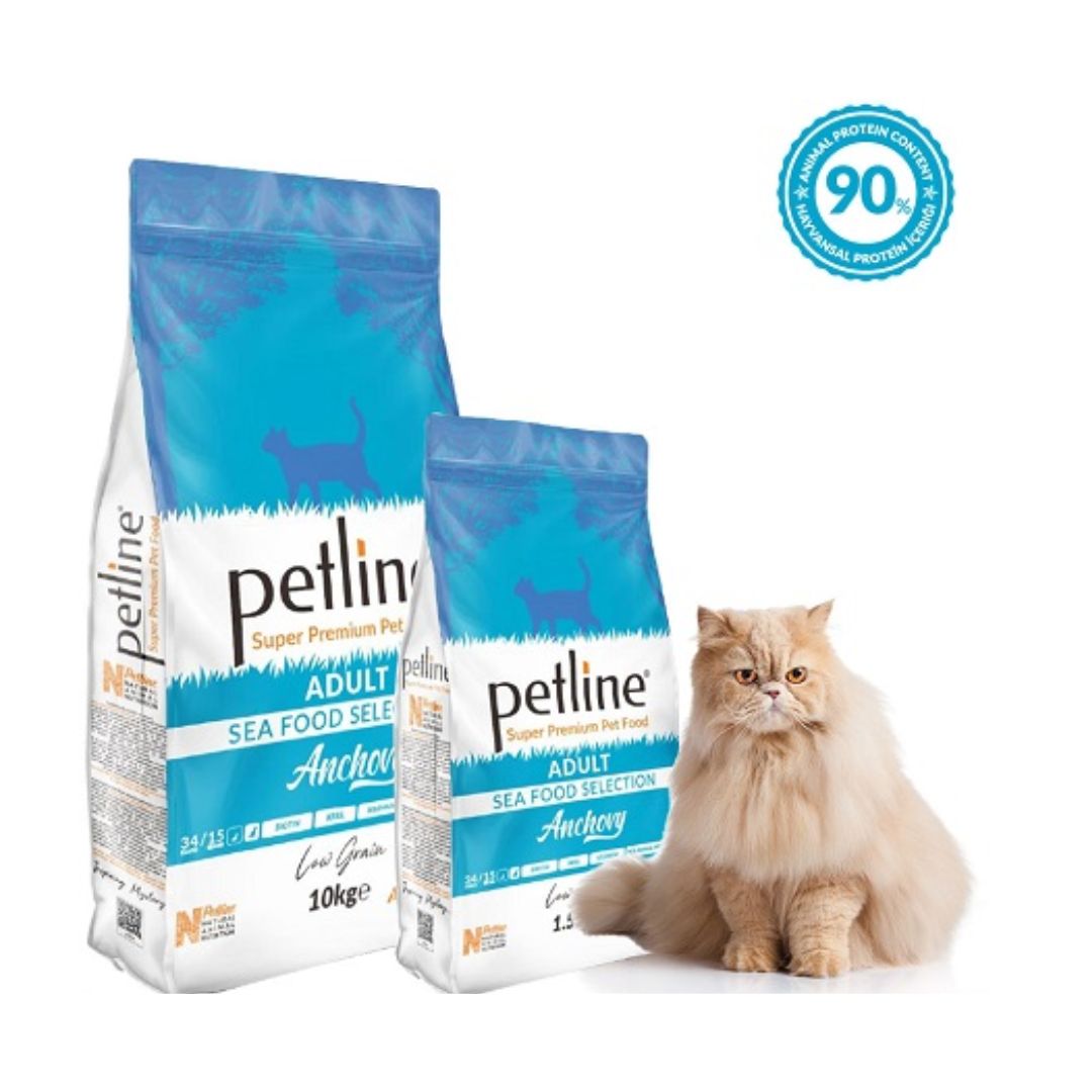 Petline Adult Cat Seafood in 2 Packings