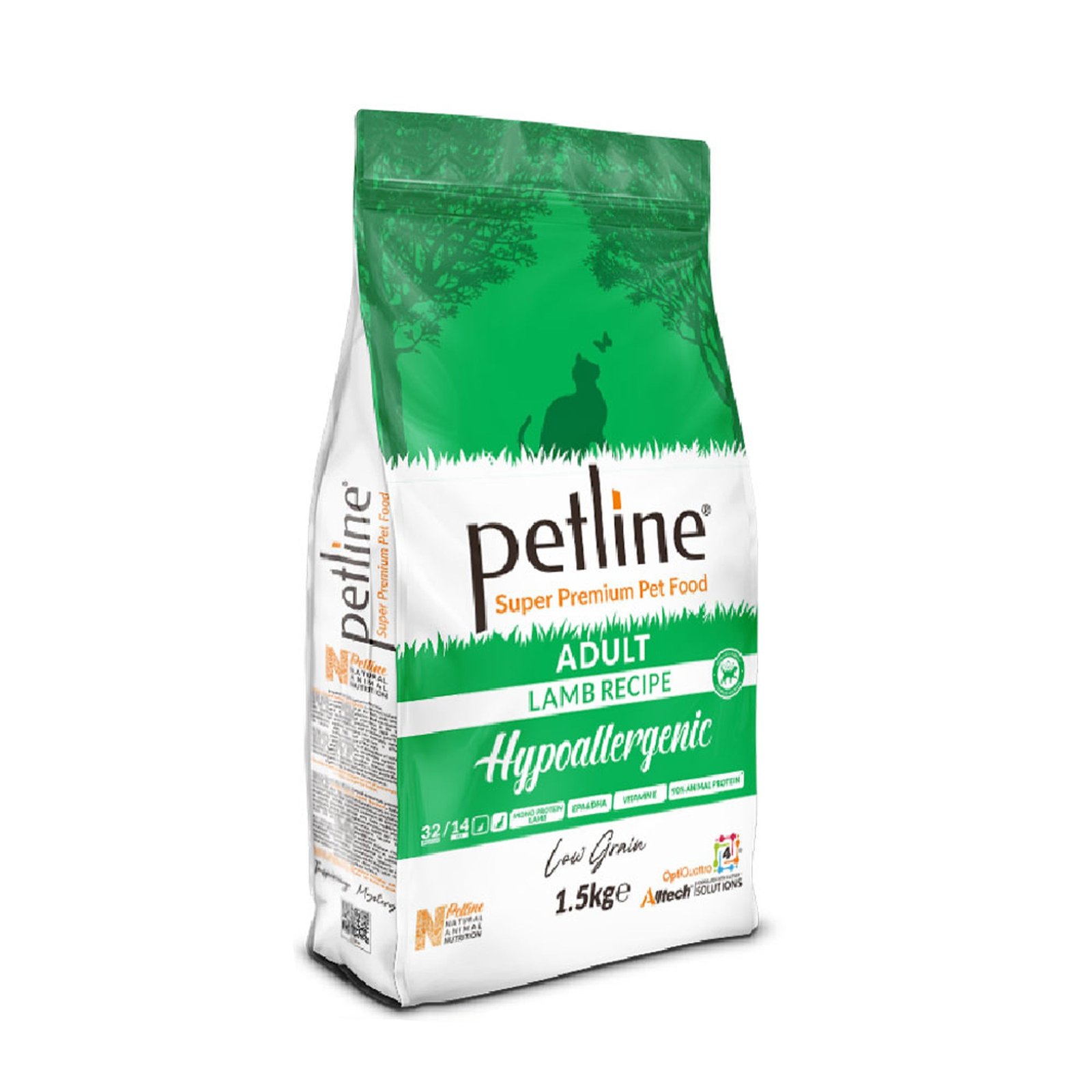 Petline Super Premium Adult Cat Food Hypoallergenic Lamb Selection