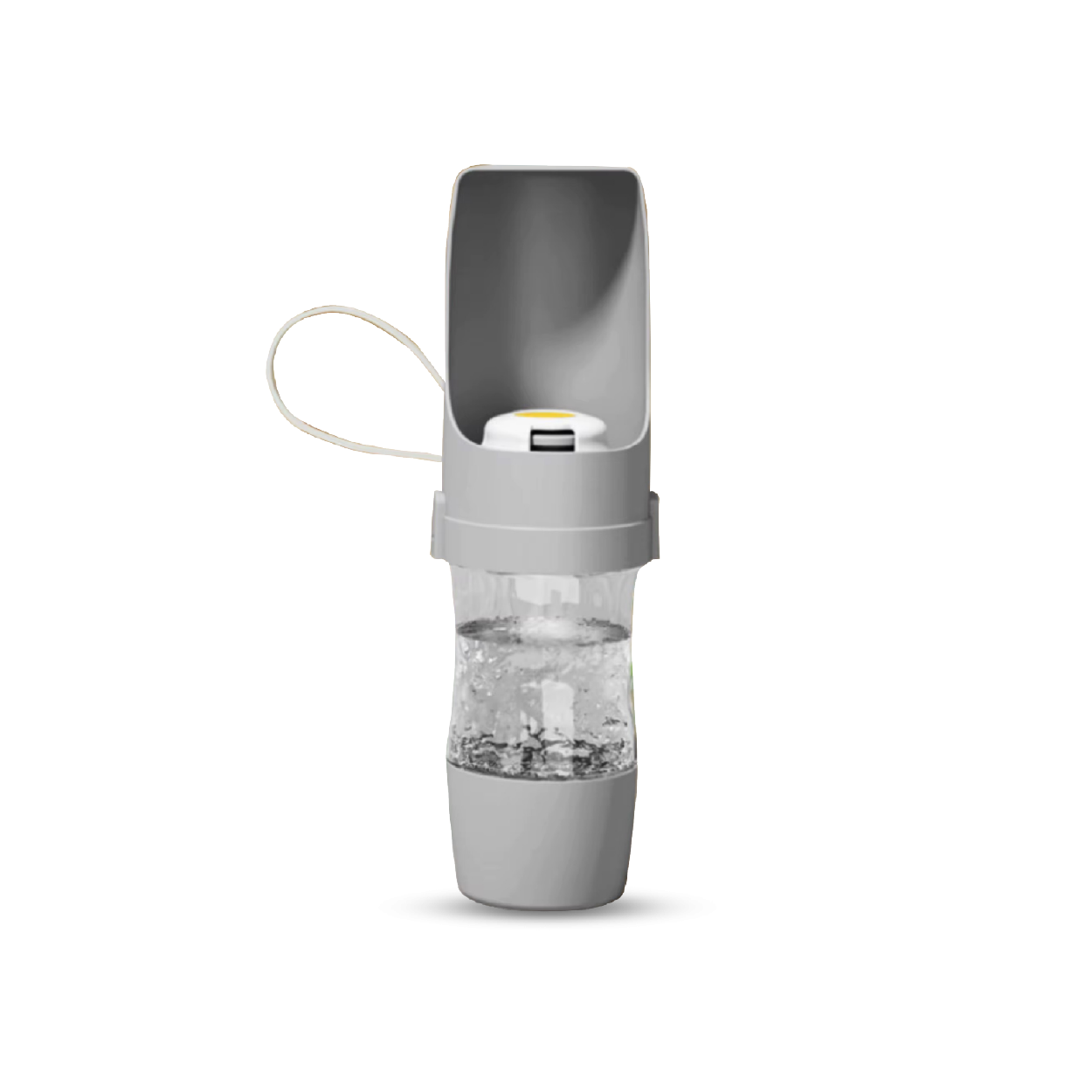 Pet Outdoor 2-in-1 Water & Snack Bottle (480+210 ML)