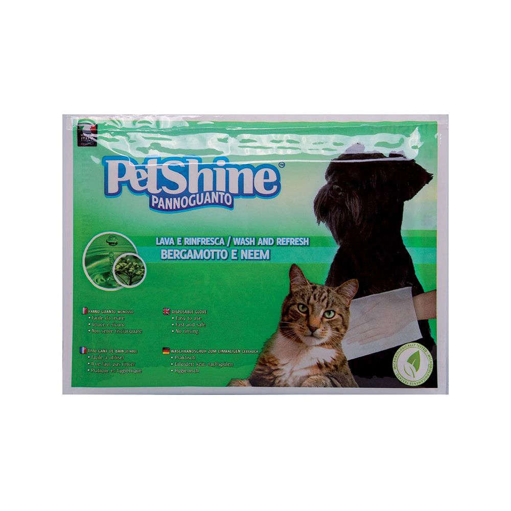 PetShine Bergamoto and Neem Pet Grooming Gloves