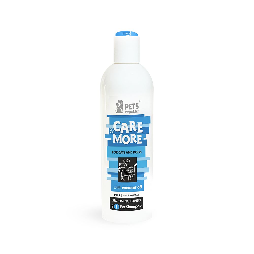 Pets Republic Care and More Pet Shampoo with Coconut Oil - 500 ml