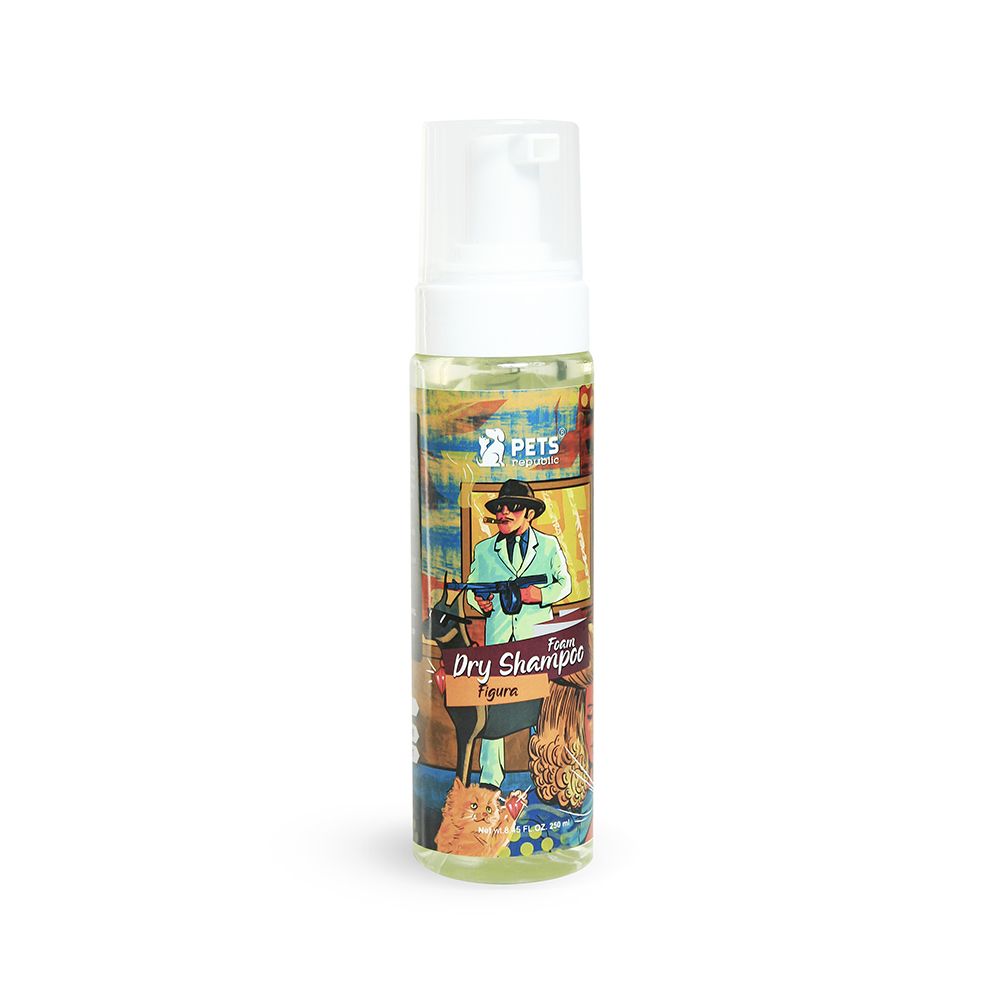 Pets Republic Figura Dry Foam Pet Shampoo - 250 ml