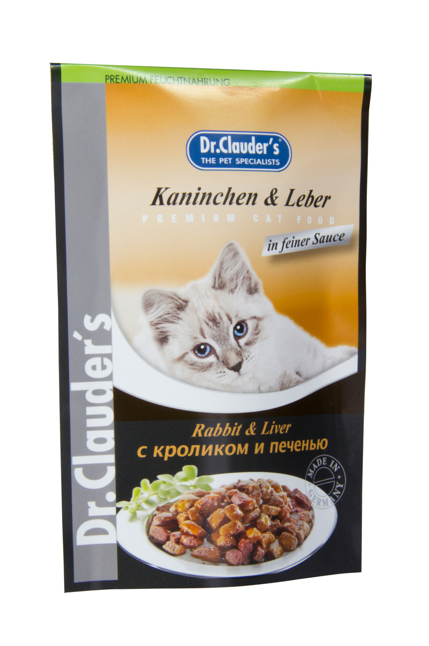 Dr Clauder Cat High Premium Rabbit & Liver 100g