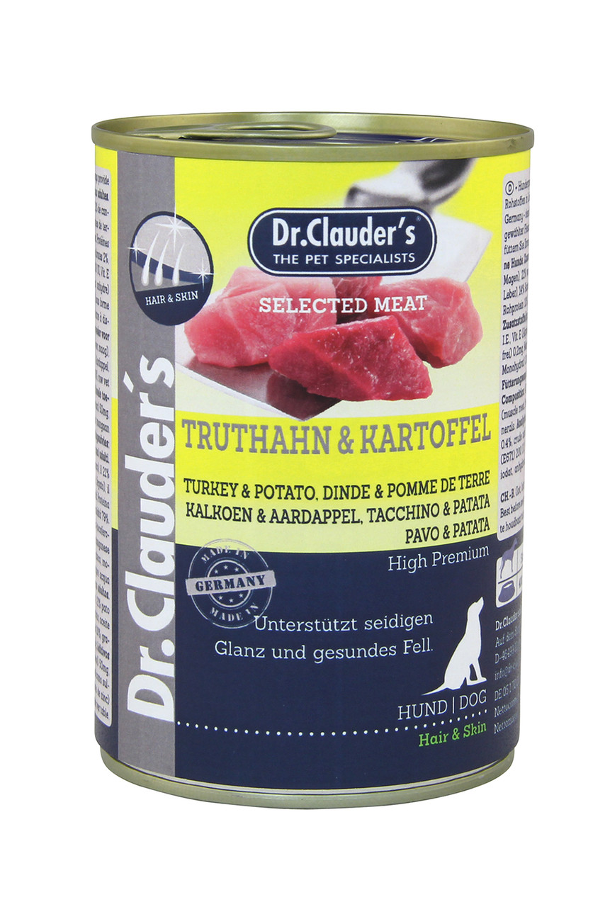 Dr.Clauder Dog Can Turkey & Potatoes 400g
