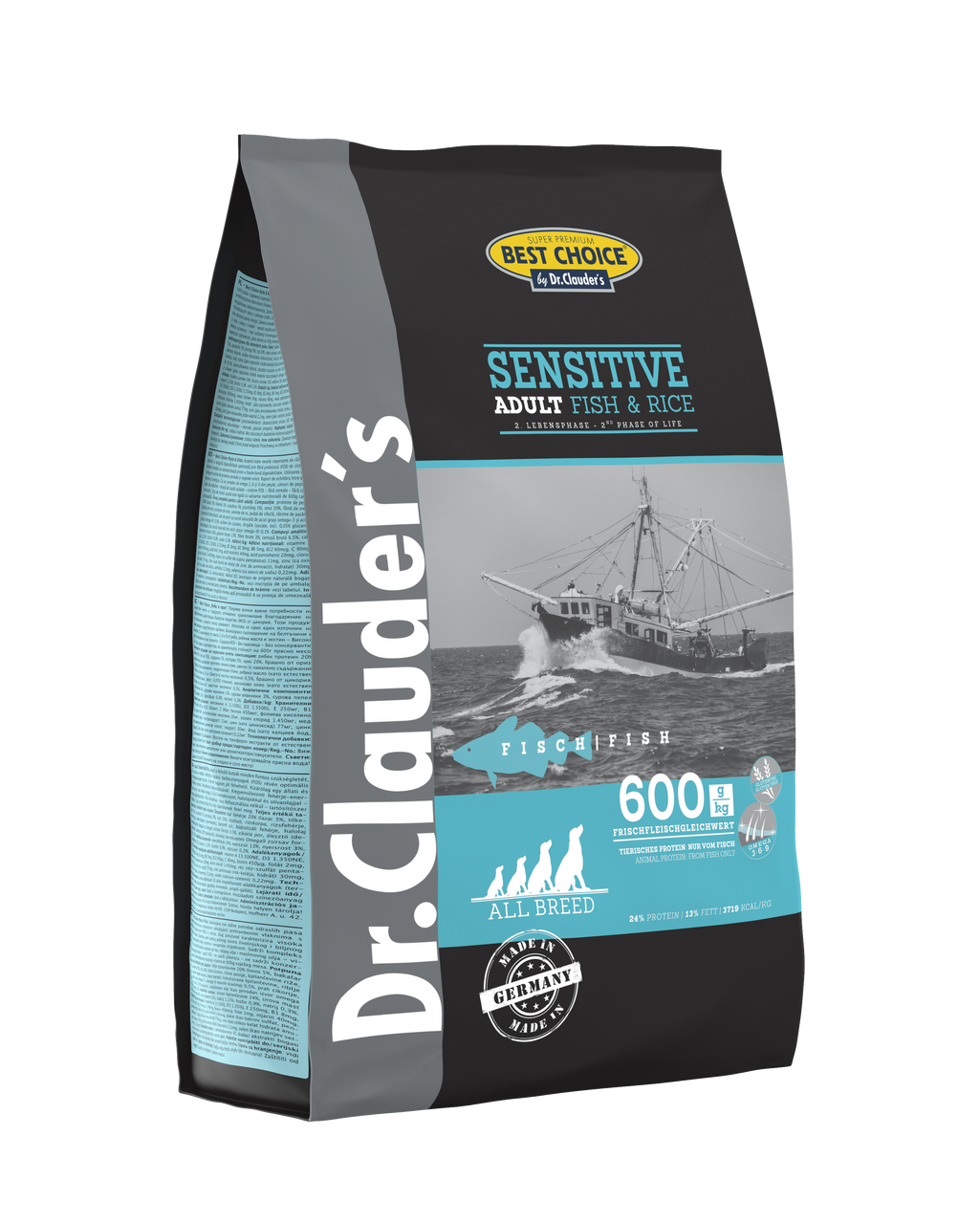 Dr.Clauder's Best Choice Sensitive Adult Fish & Rice 4kg