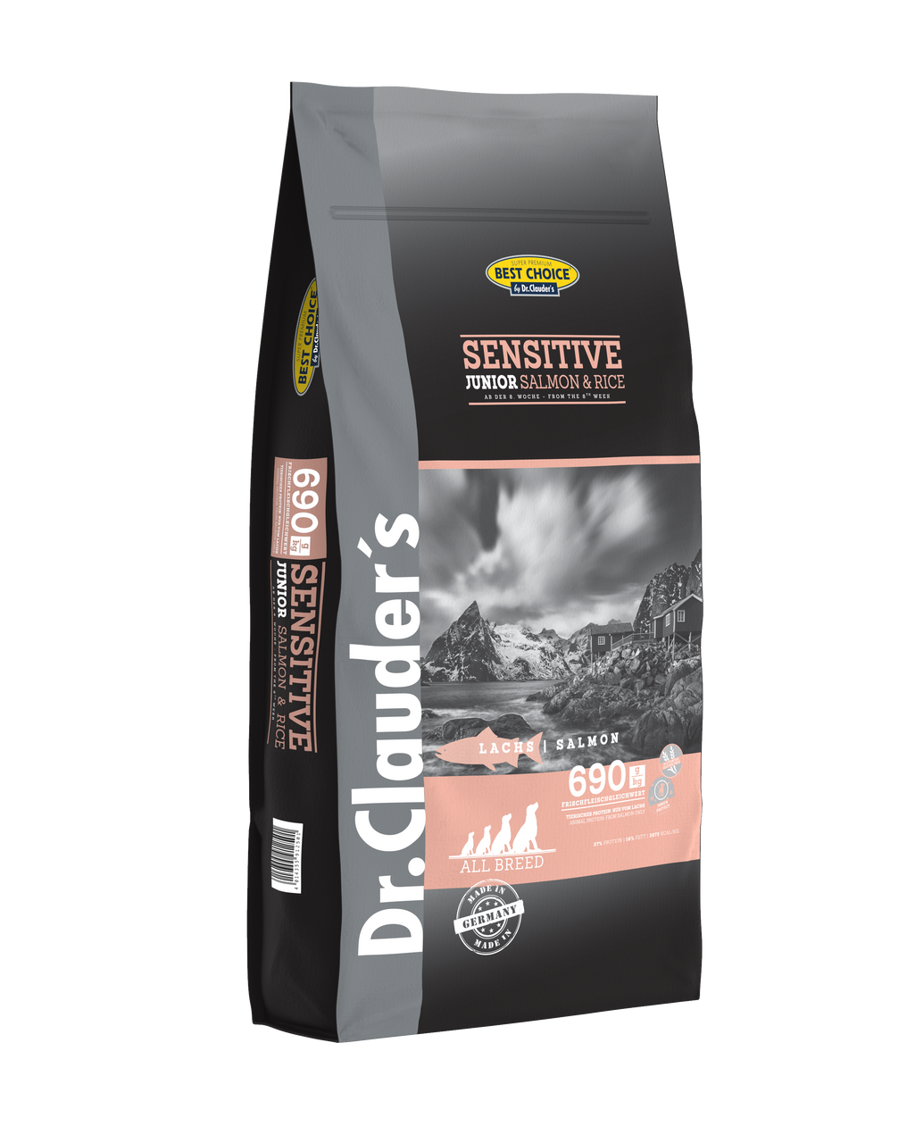 Dr.Clauder's Best Choice Sensitive Junior Salmon & Rice