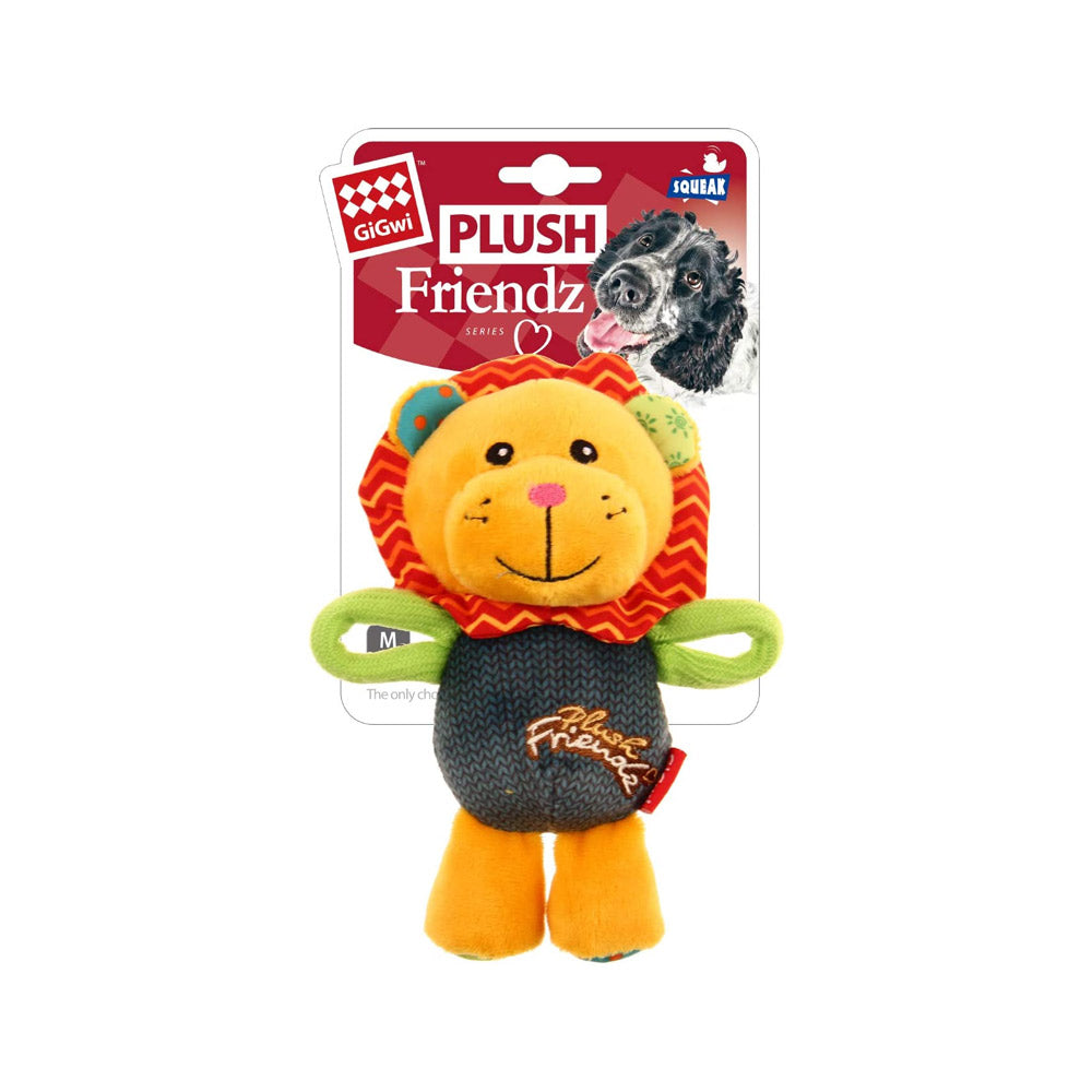 Gigwi Plush Friendz Dog Toy Lion