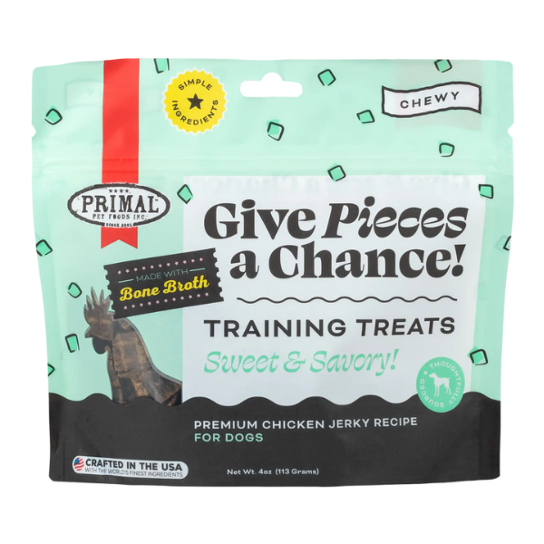 Primal Give Pieces A Chance Chicken with Broth Jerky Treat 4oz