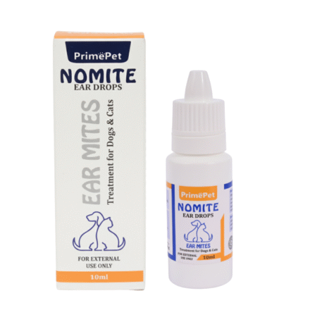 Prime Pet NoMite Ear Drops For Cats & Dogs (10ml)