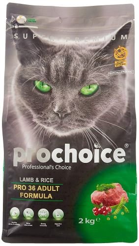 Prochoice Adult Dry Cat Food-Lamb And Rice