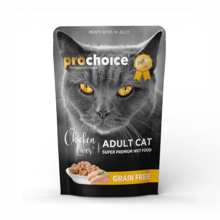 Prochoice Chicken & Liver Jelly 85g | Pets Grocery Store