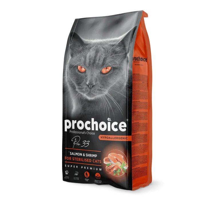 Prochoice Pro33 Salmon & Shrimp – Nutritious Adult Cat Food