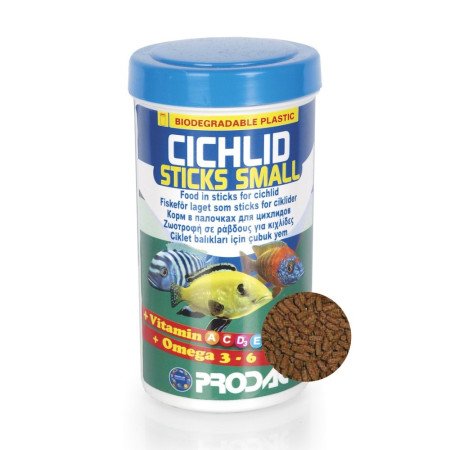 Prodac Cichlid Sticks Small Fish Food – 250 Ml – 90G