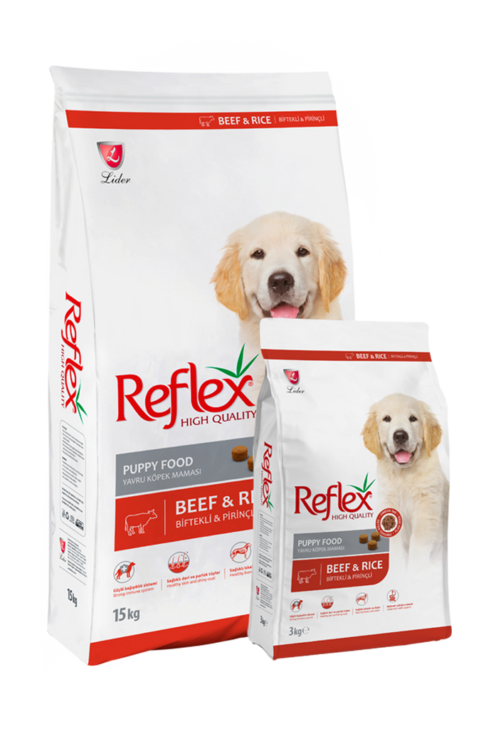 Reflex Puppy Food with Beef