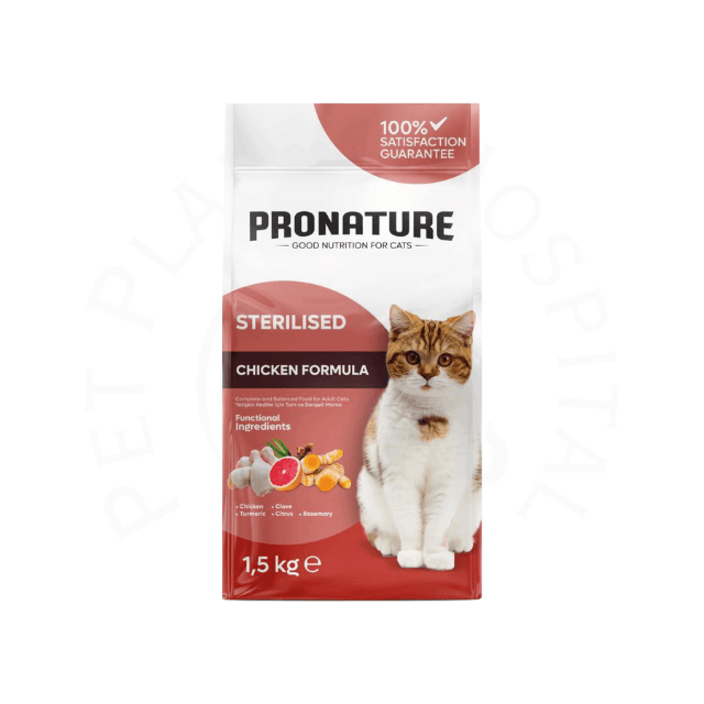 Pronature Sterilized Cat 1.5kg Chicken Nutrition