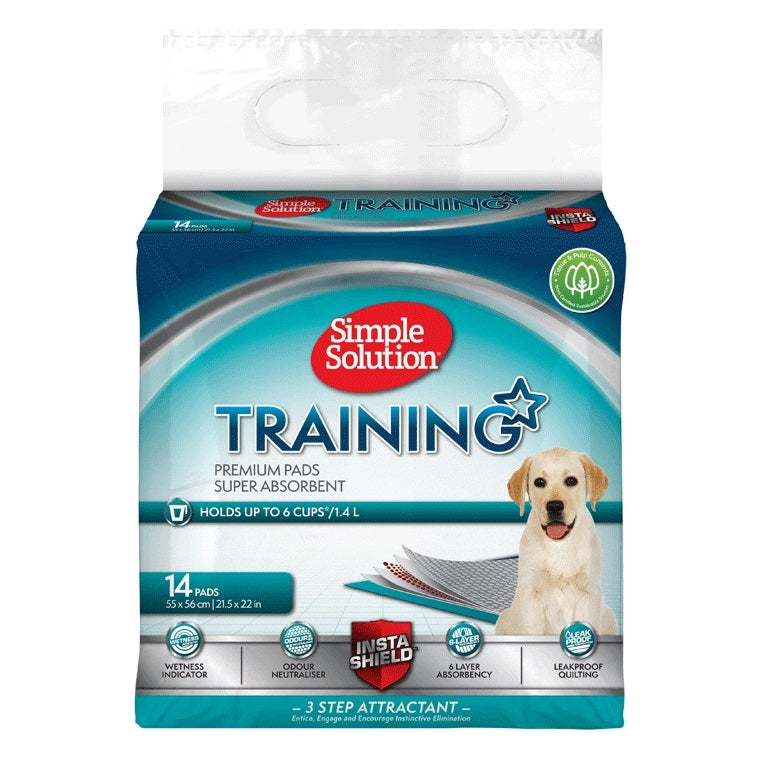SIMPLE SOLUTION Premium Training Pads (14 Pads)