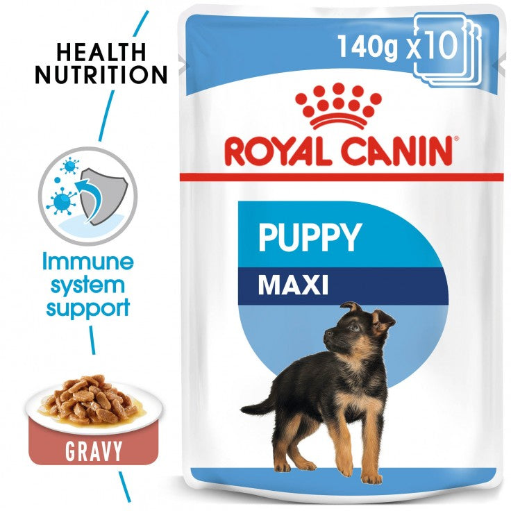 ROYAL CANIN Puppy Maxi Wet Food (10 Pouches)