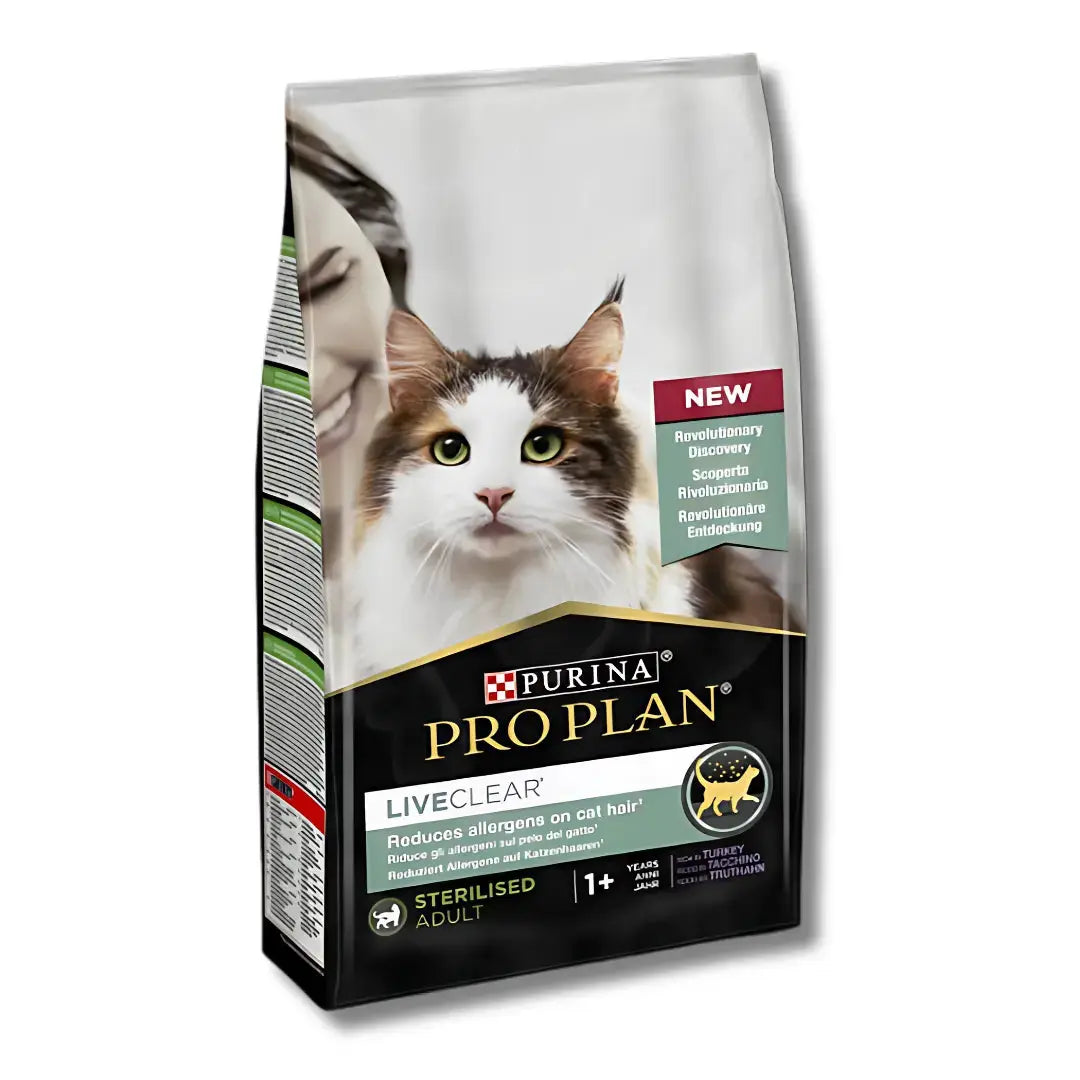 Purina Pro Plan Liveclear Sterilied Adult Rich in Turkey Dry Cat Food