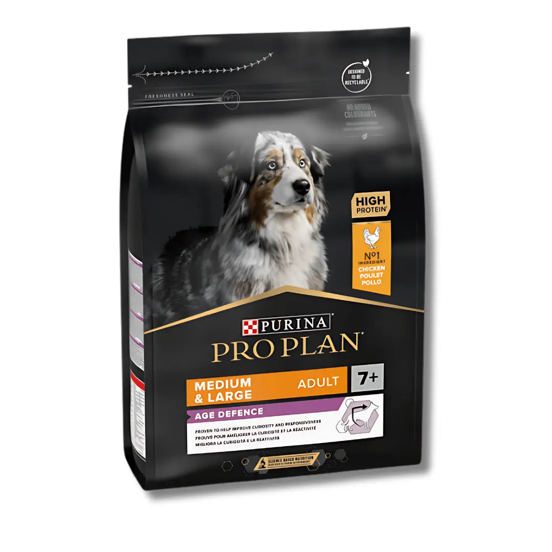 PURINA® PRO PLAN® MEDIUM & LARGE ADULT 7+ AGE DEFENCE, RICH IN CHICKEN DRY DOG FOOD OPTIAGE