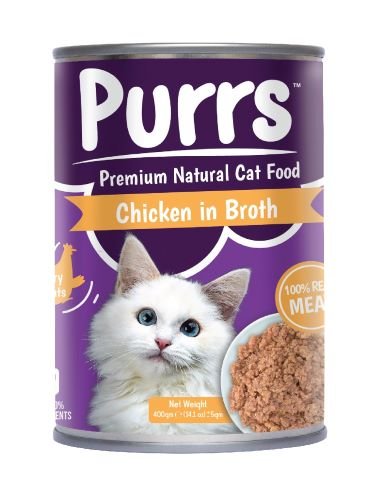 Purrs Canned Food For Cat-Chicken In Broth (400g)