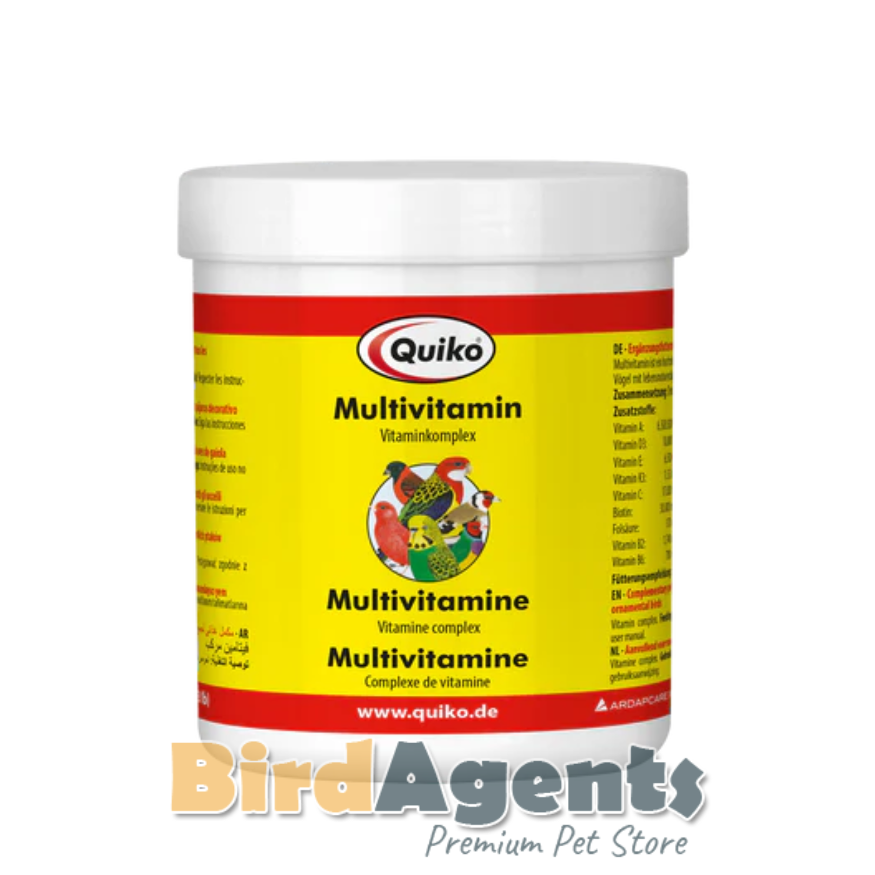 Quiko Multivitamin – Complete Vitamin Supplement for Ornamental Birds