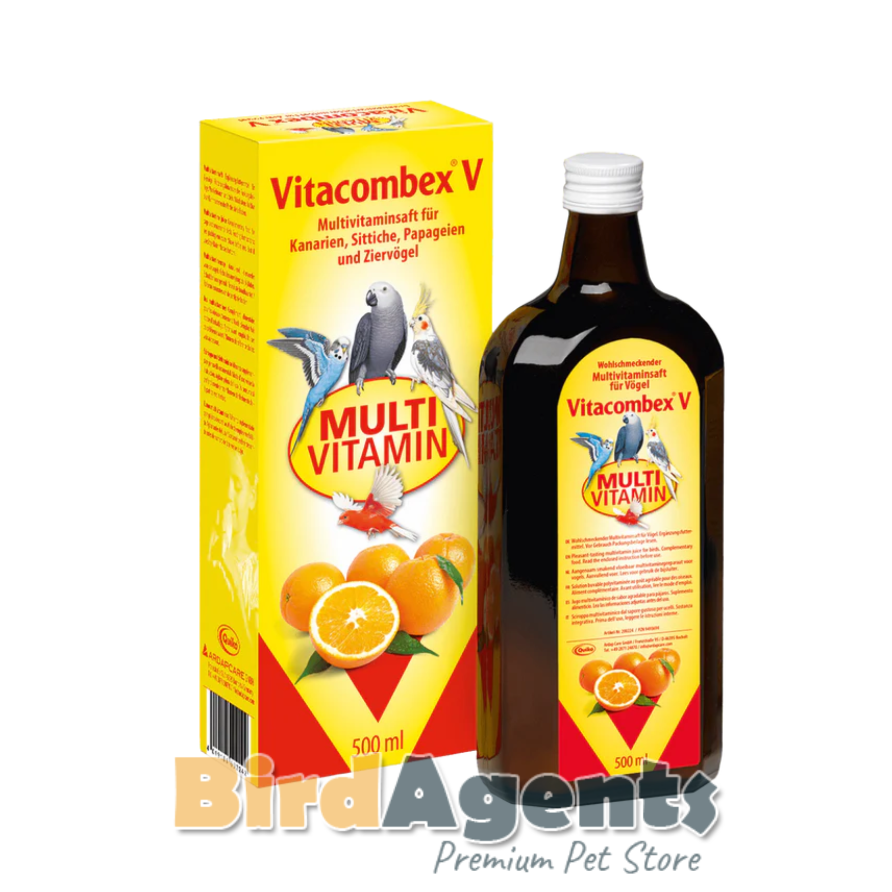 Quiko Vitacombex V – Multivitamin Juice for Pet Birds