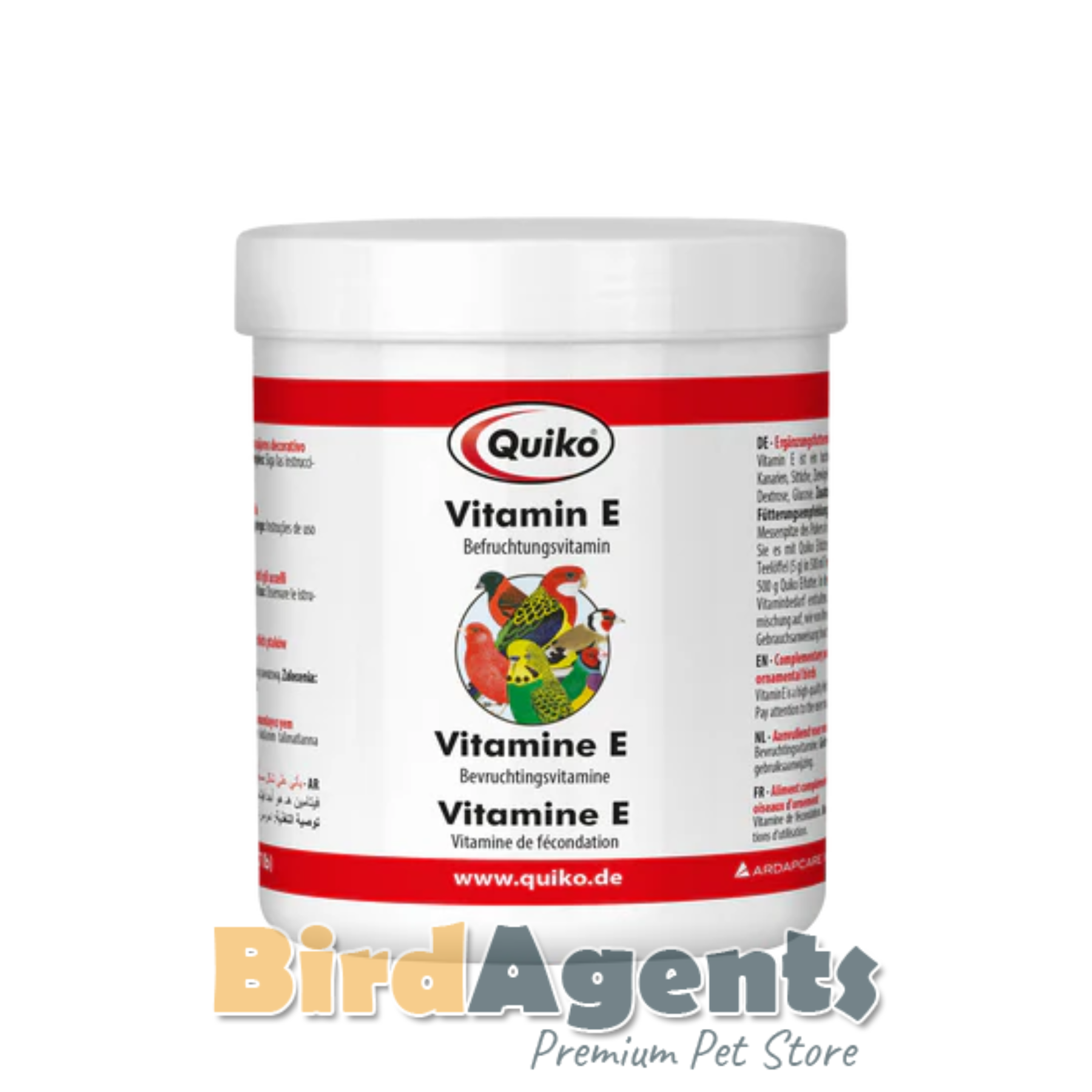 Quiko Vitamin E – Breeding Supplement for Canaries, Parakeets, and Ornamental Birds