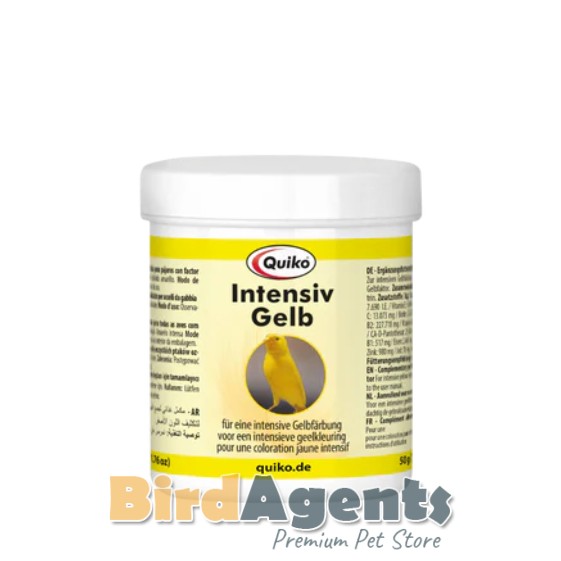 Quiko Intensive Yellow – Supplementary Feed for Yellow Factor Birds