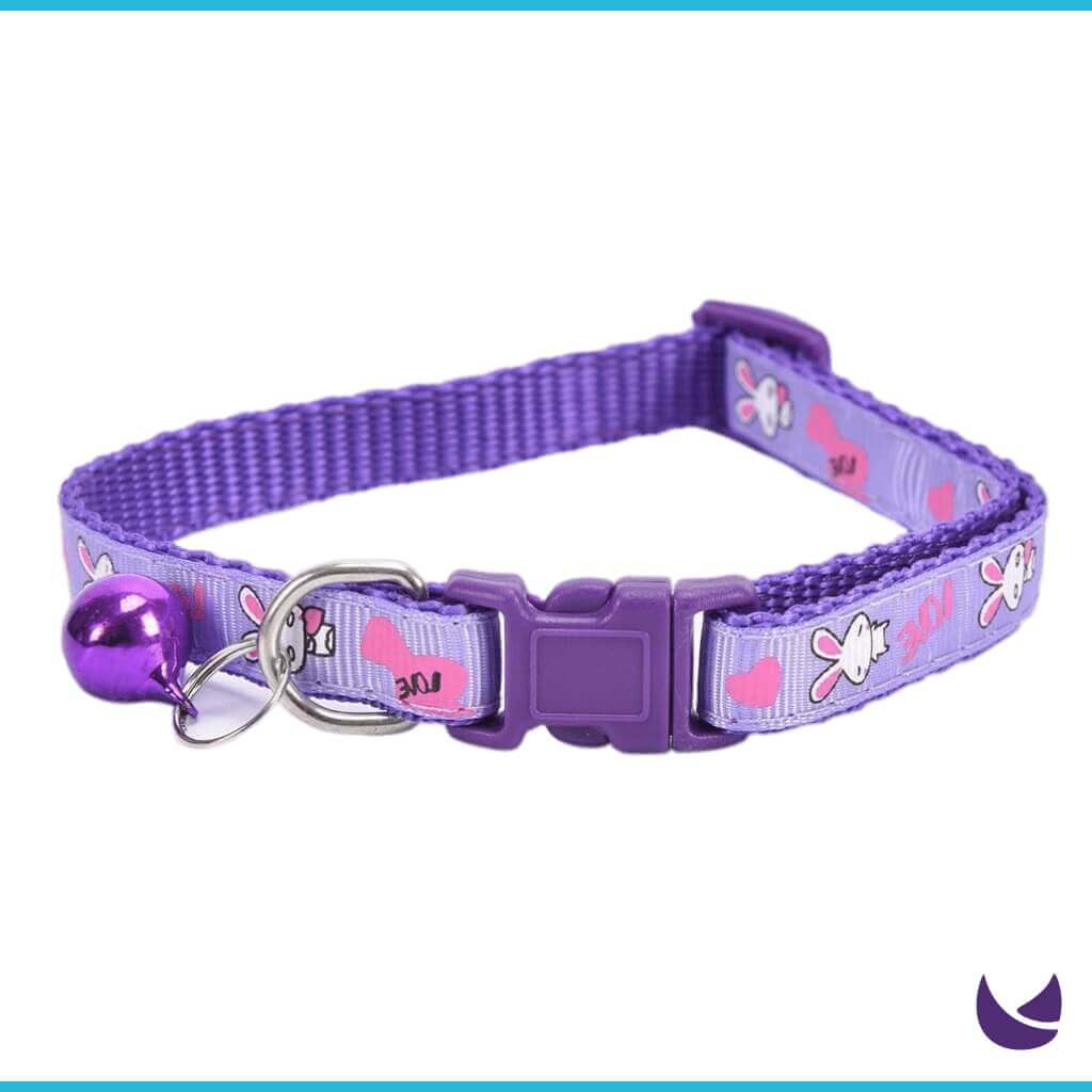 Rabbit Print Collar for Cats
