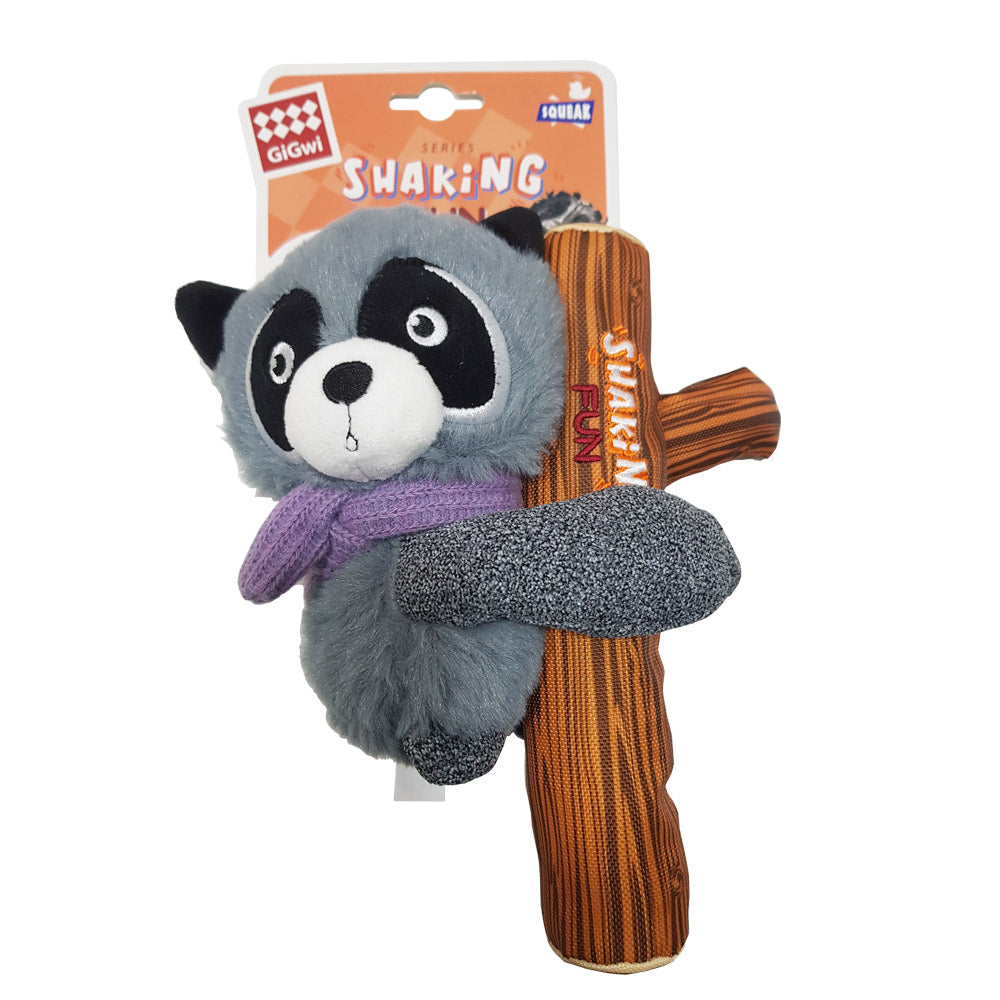 Plush toy with squeaker inside Raccoon