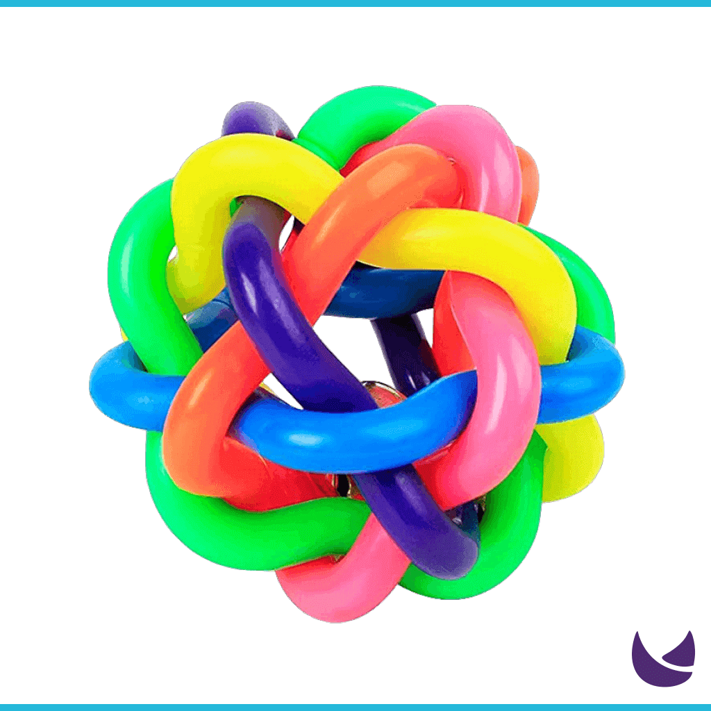 Rainbow Orbit Ball Toy for Pets