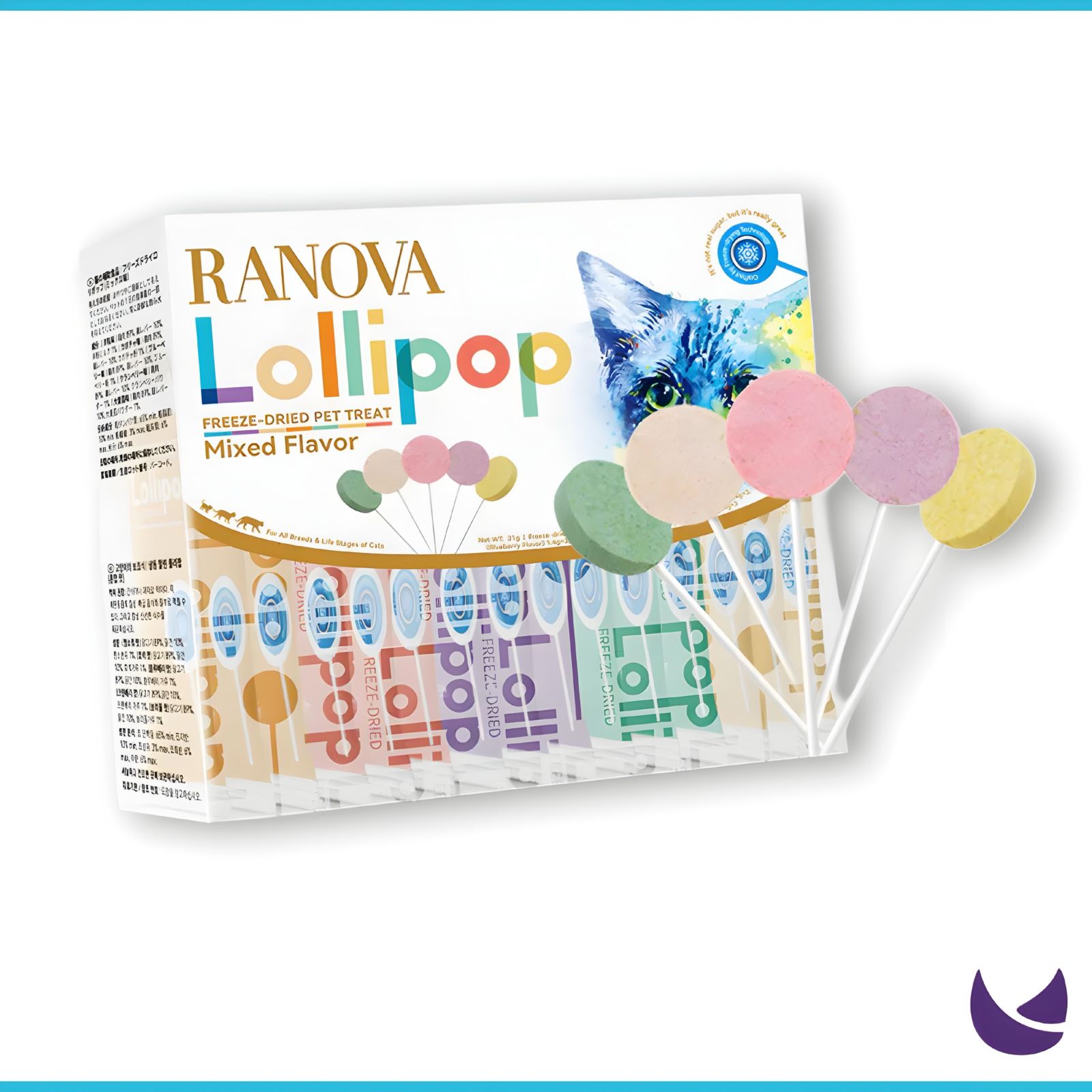 Ranova Cat Lollipop - Freeze Dried Treat for Cats