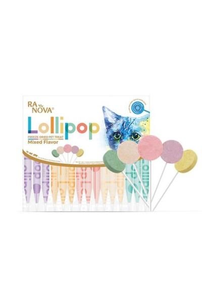 Ranova Pet Treat Lollipop For Cats-Freeze Dried Pet Treat (1.4g)