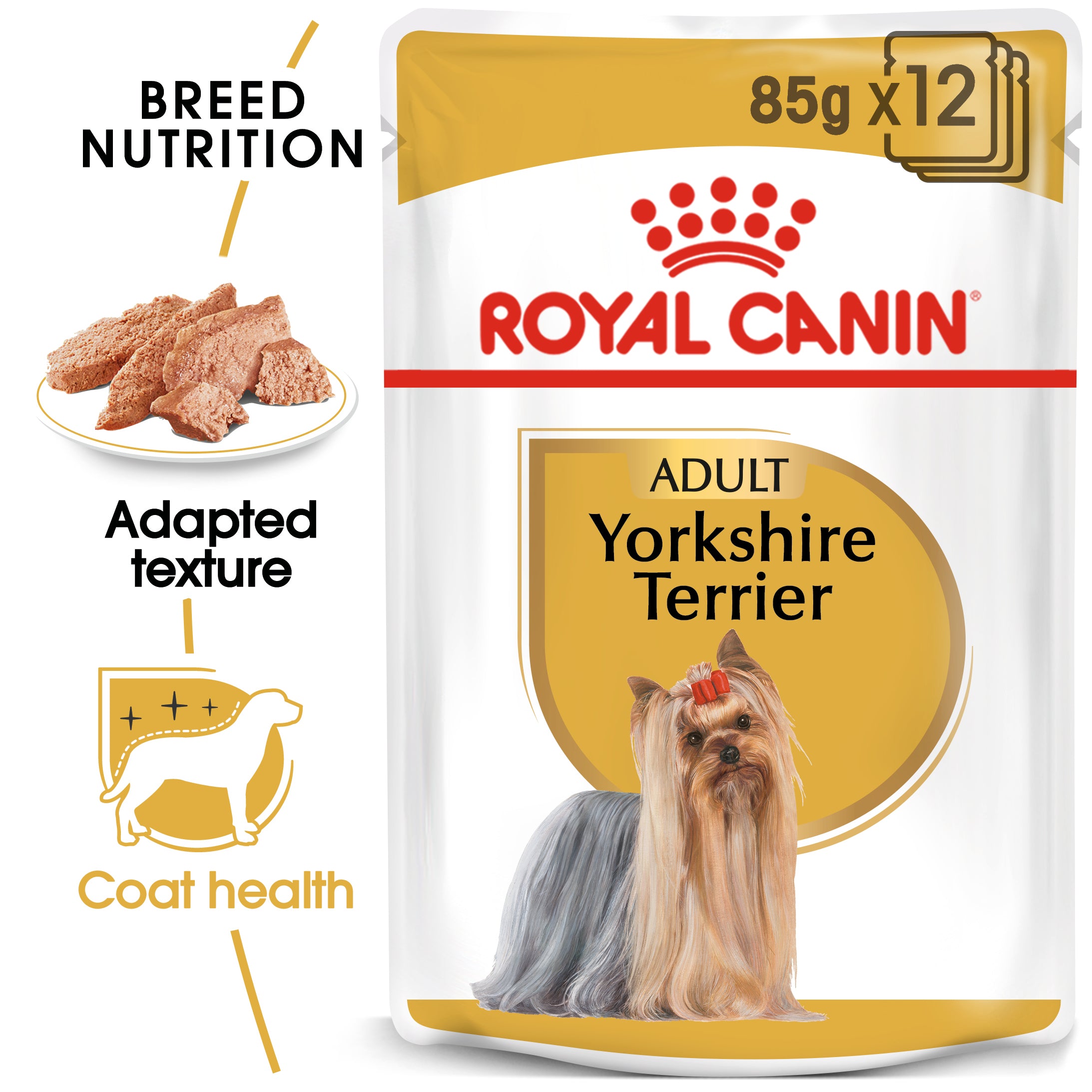 Breed Health Nutrition Yorkshire Adult Wet Food Pouches
