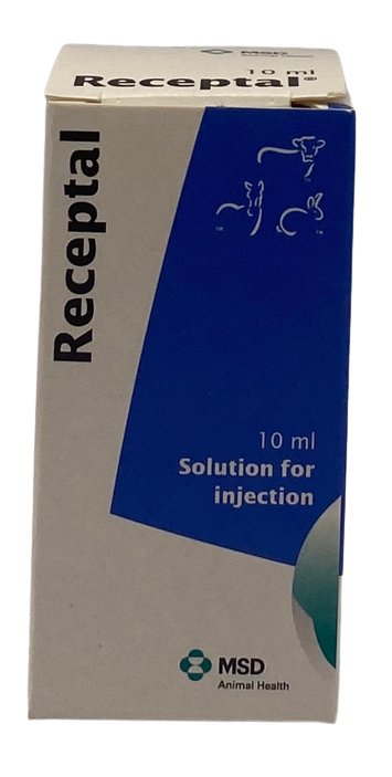 Receptal 10 ml a treatment for low fertility in horses and cows