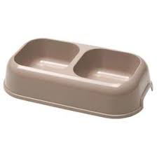 Plastic Feeding Bowl Double