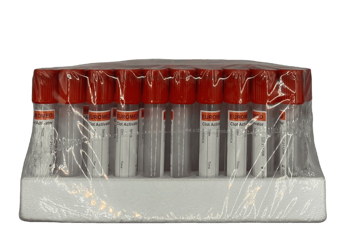 Red Cap Clot Activator 5ml 100 pieces