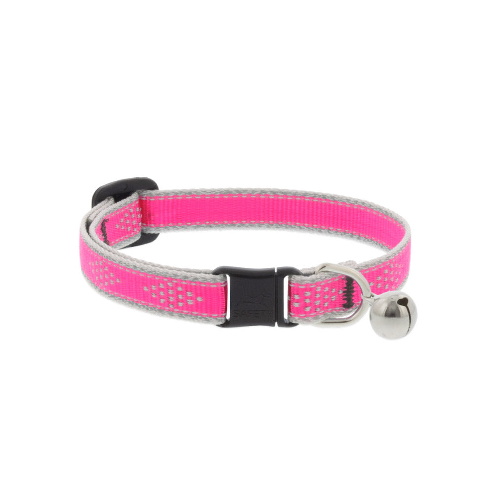 Reflective Safety Cat Collar Pink Diamond
