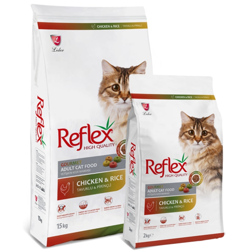 Reflex Adult Cat Food Multi Color Chicken – 2KG
