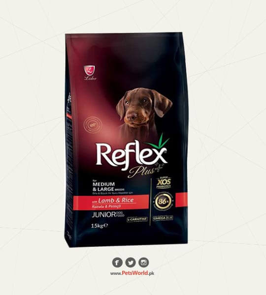 Reflex Plus Medium Large Breed Junior Lamb n Rice